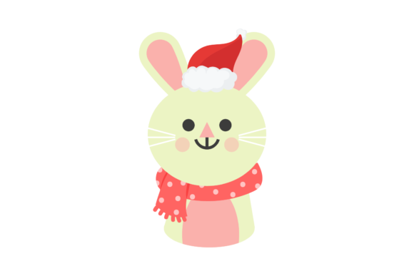 Download Christmas Animal Characters with Hat - Premium Resources