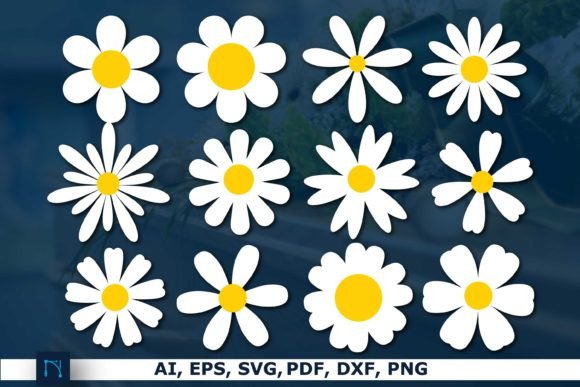 Download Daisy Flower SVG Bundle for Cricut - Bundle Collection