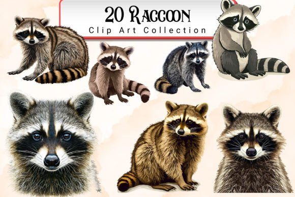 Download Raccoon Clipart Bundle - Bundle Collection