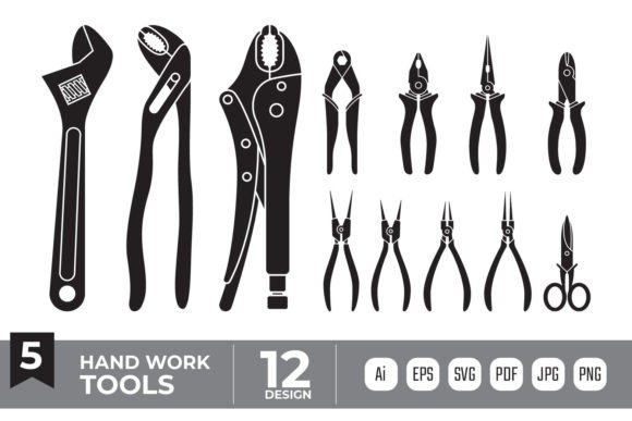 Download Hand Work Tools Vector Bundle - Bundle Collection
