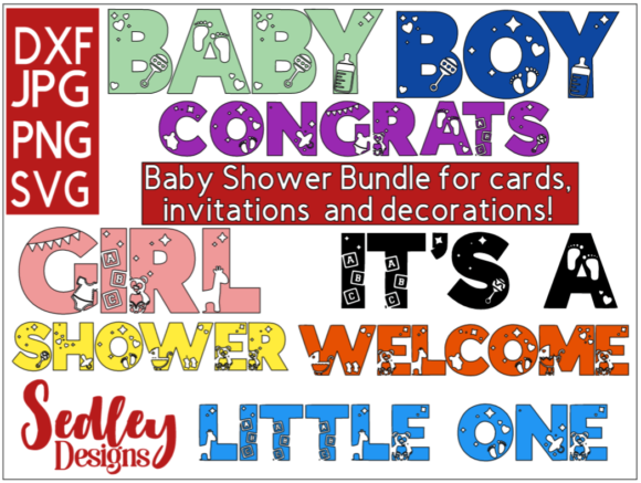 Download Baby Shower Bundle - Bundle Collection