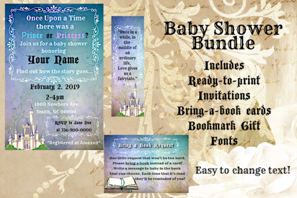 Download Fairytale Baby Shower Bundle - Bundle Collection