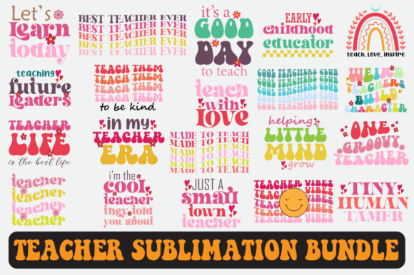 Download Teacher Svg Sublimation Design Bundle - Bundle Collection