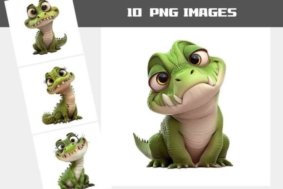 Download Crocodile Clipart Bundle - Bundle Collection