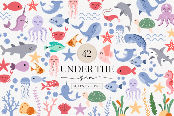 Download Under the Sea SVG Bundle - Bundle Collection