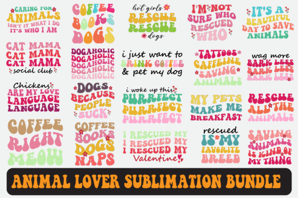 Download Animal Lover Svg Sublimation Bundle - Bundle Collection