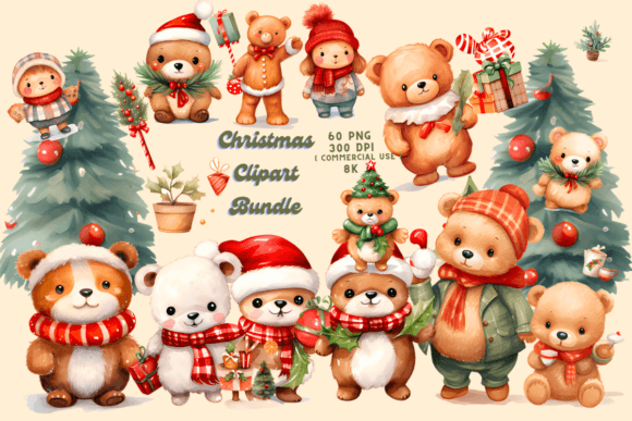 Download Christmas Clipart Bundle - Bundle Collection
