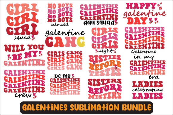 Download Galentines Svg Sublimation Design Bundle - Bundle Collection