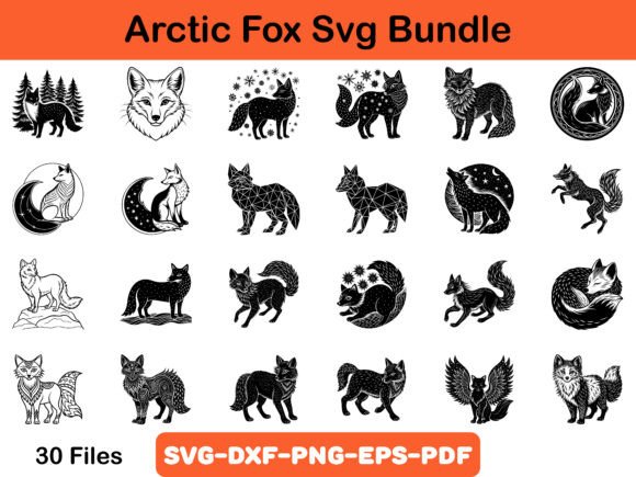Download Arctic Fox Svg Bundle - Bundle Collection