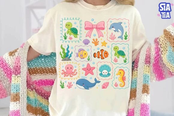 Download Cute Ocean Animals PNG Clipart Bundle - Bundle Collection