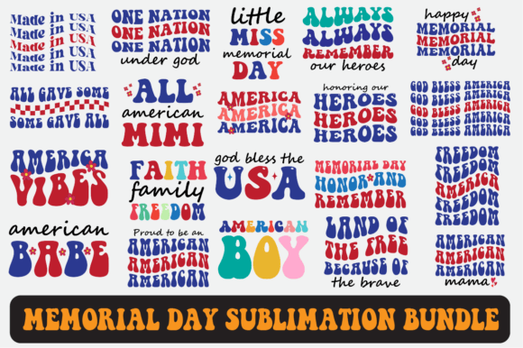 Download Memorial Day Svg Sublimation Bundle - Bundle Collection