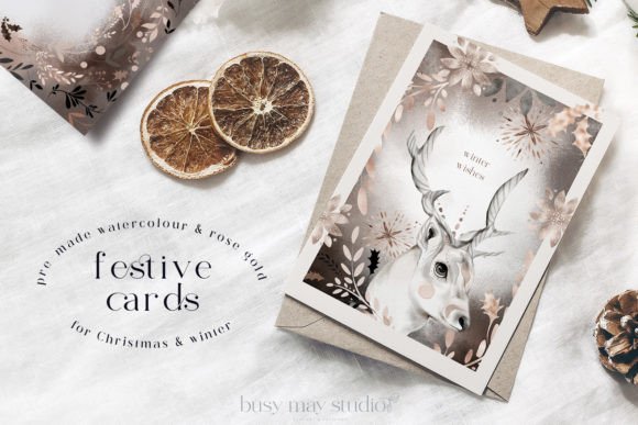 Download Christmas Festive Cards Winter Animals - Winter animals Collection