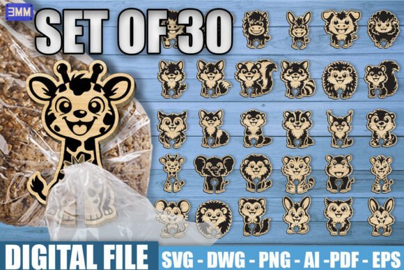 Download 30 Animals SVG Bundle - Bundle Collection