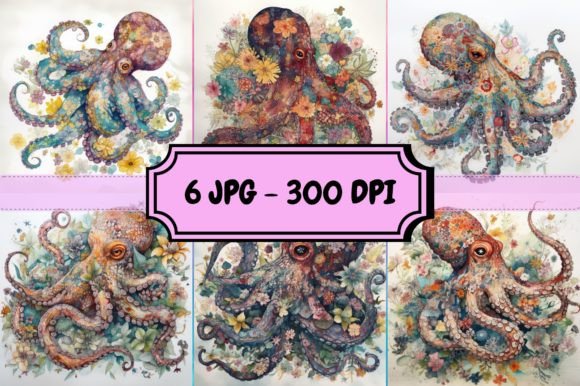 Download Colorful Octopus Bundle - Bundle Collection