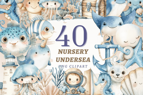 Download Nursery Undersea PNG Bundle - Bundle Collection