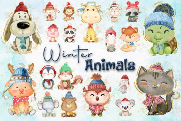 Download Winter Animals PNG Bundle - Bundle Collection