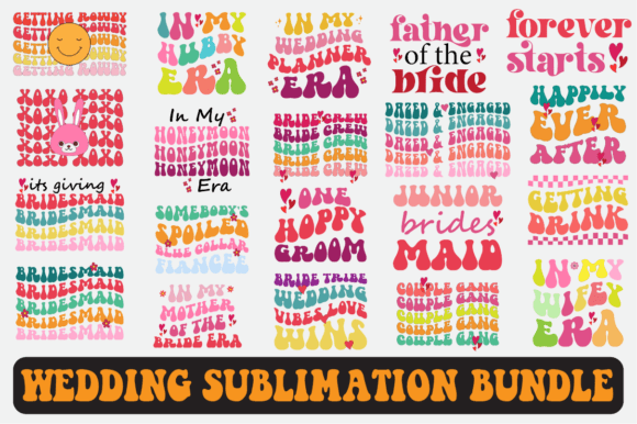 Download Wedding Svg Sublimation Design Bundle - Bundle Collection