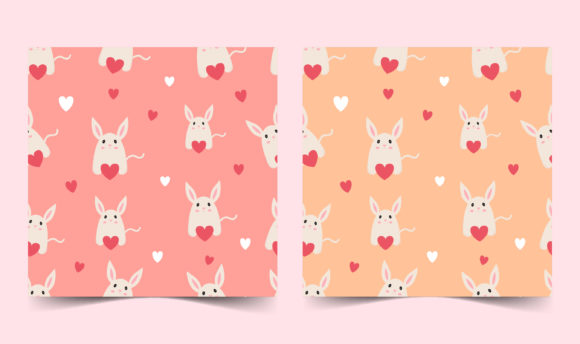Download Seamless Pattern Cute Animal Characters - Animal characters Collection