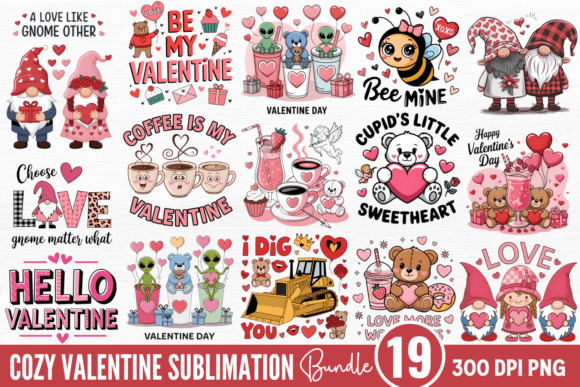 Download Cozy Valentine Sublimation Bundle - Bundle Collection
