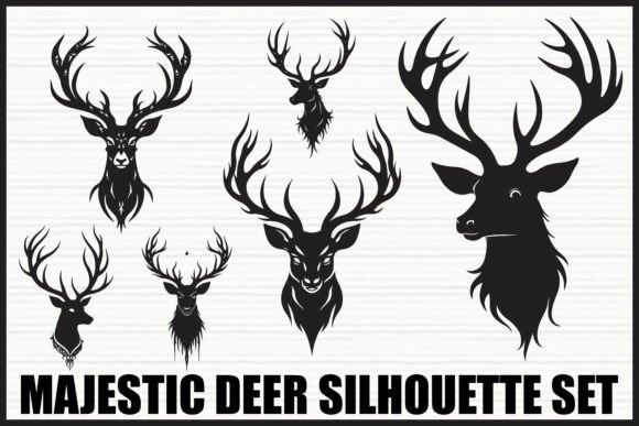 Download Majestic Deer Silhouette Bundle - Bundle Collection