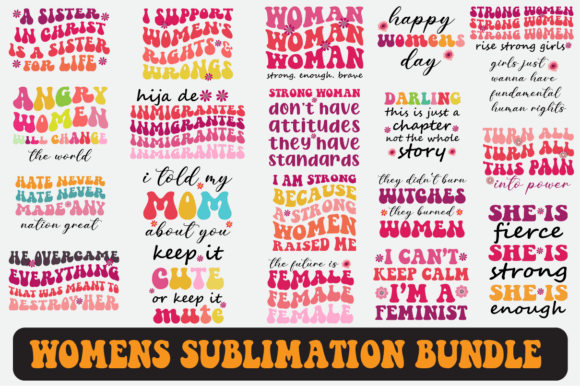 Download Women's Svg Sublimation Design Bundle - Bundle Collection