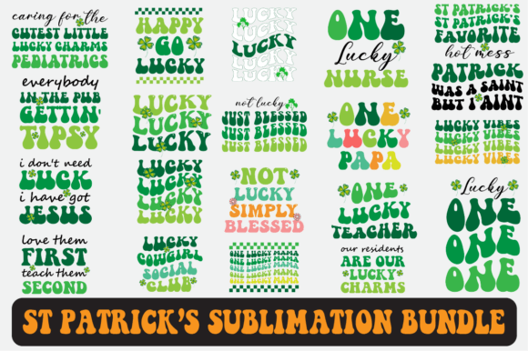 Download St. Patrick’s Day Svg Sublimation Bundle - Bundle Collection
