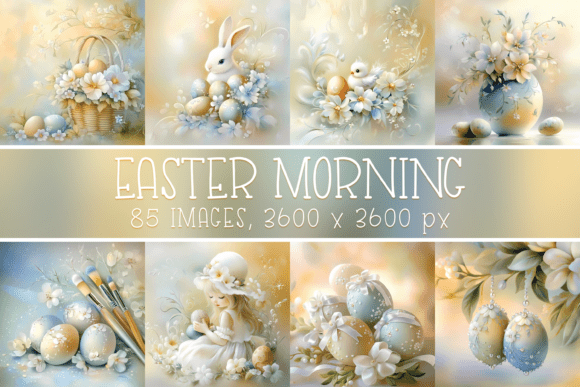 Download Pastel Easter Digital Papers Bundle - Bundle Collection