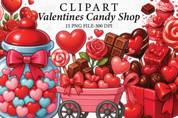 Download Valentine Candy Clipart Bundle - Bundle Collection